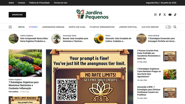 Jardins Pequenos